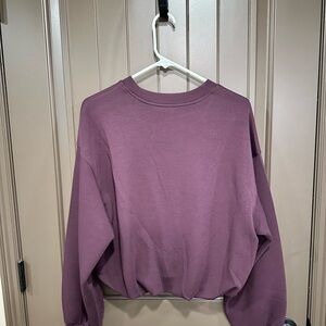 Old Navy Plum Fleece Top